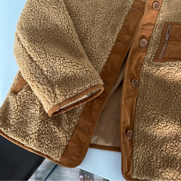 Madewell Fiji liner Sherpa trucker jacket size XL - Picture 8 of 9